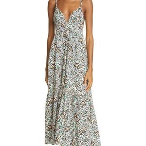 Rhodes Floral Sleeveless Ruffle Maxi Dress
A.L.C.